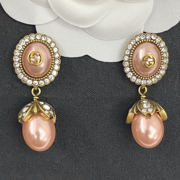 Gucci Iconic Gold GG Earrings - Picture 1 of 8